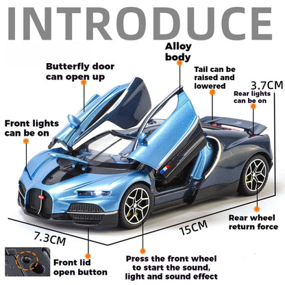 1:32 Bugatti Tourbillon V16 Supercar