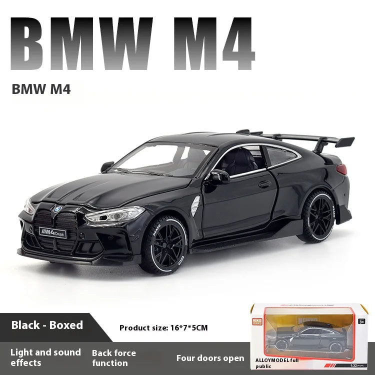 Miniature 1:32 BMW M4 Coupe Sports Car