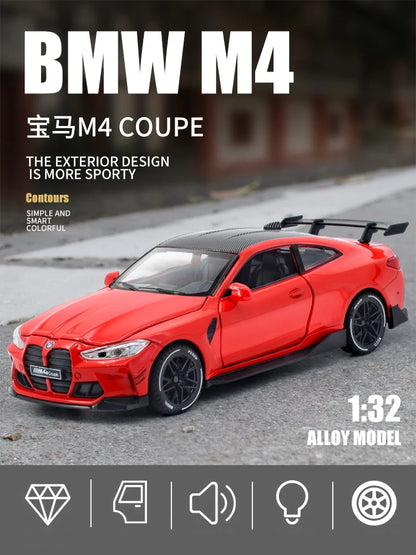 Miniature 1:32 BMW M4 Coupe Sports Car