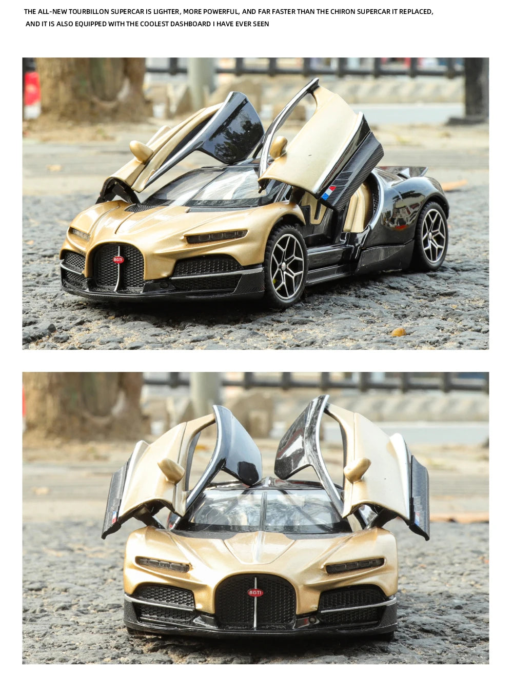 1:32 Bugatti Tourbillon V16 Supercar