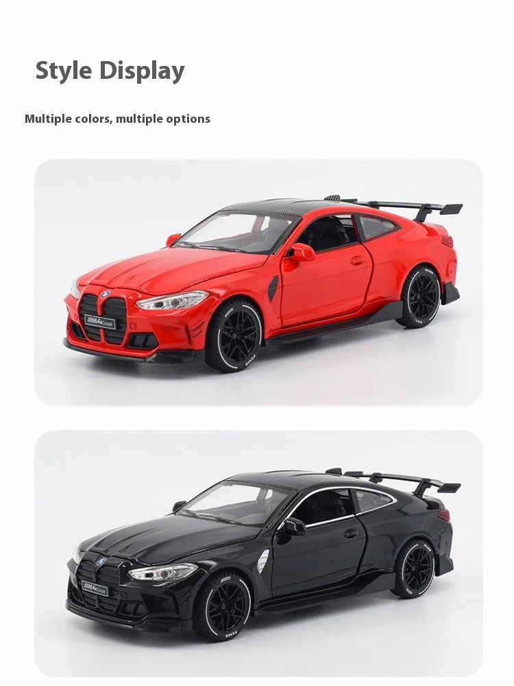 Miniature 1:32 BMW M4 Coupe Sports Car