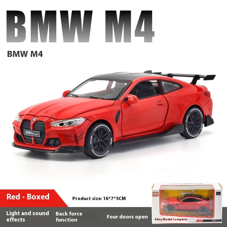 Miniature 1:32 BMW M4 Coupe Sports Car